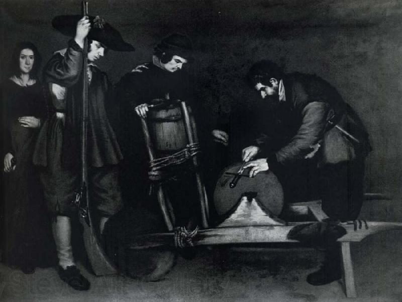 Antonio Puga The Grinder Spain oil painting art
